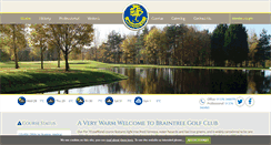 Desktop Screenshot of braintreegolfclub.co.uk